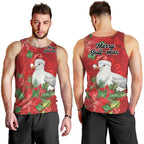 Australian Silver Gull Men Tank Top Aboriginal Inspired Christmas - Aussie Hoodie