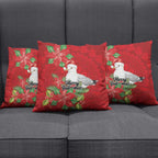 Australian Silver Gull Pillow Cover Aboriginal Inspired Christmas - Aussie Hoodie