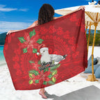 Australian Silver Gull Sarong Aboriginal Inspired Christmas - Aussie Hoodie