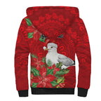 Australian Silver Gull Sherpa Hoodie Aboriginal Inspired Christmas - Aussie Hoodie