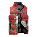 Australian Silver Gull Sleeveless Puffer Jacket Aboriginal Inspired Christmas - Aussie Hoodie