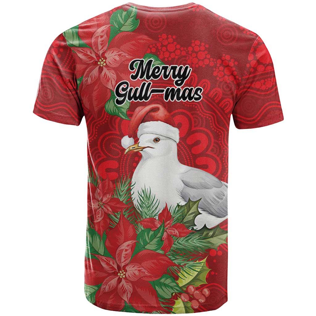 Australian Silver Gull T Shirt Aboriginal Inspired Christmas - Aussie Hoodie