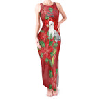 Australian Silver Gull Tank Maxi Dress Aboriginal Inspired Christmas - Aussie Hoodie