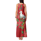 Australian Silver Gull Tank Maxi Dress Aboriginal Inspired Christmas - Aussie Hoodie