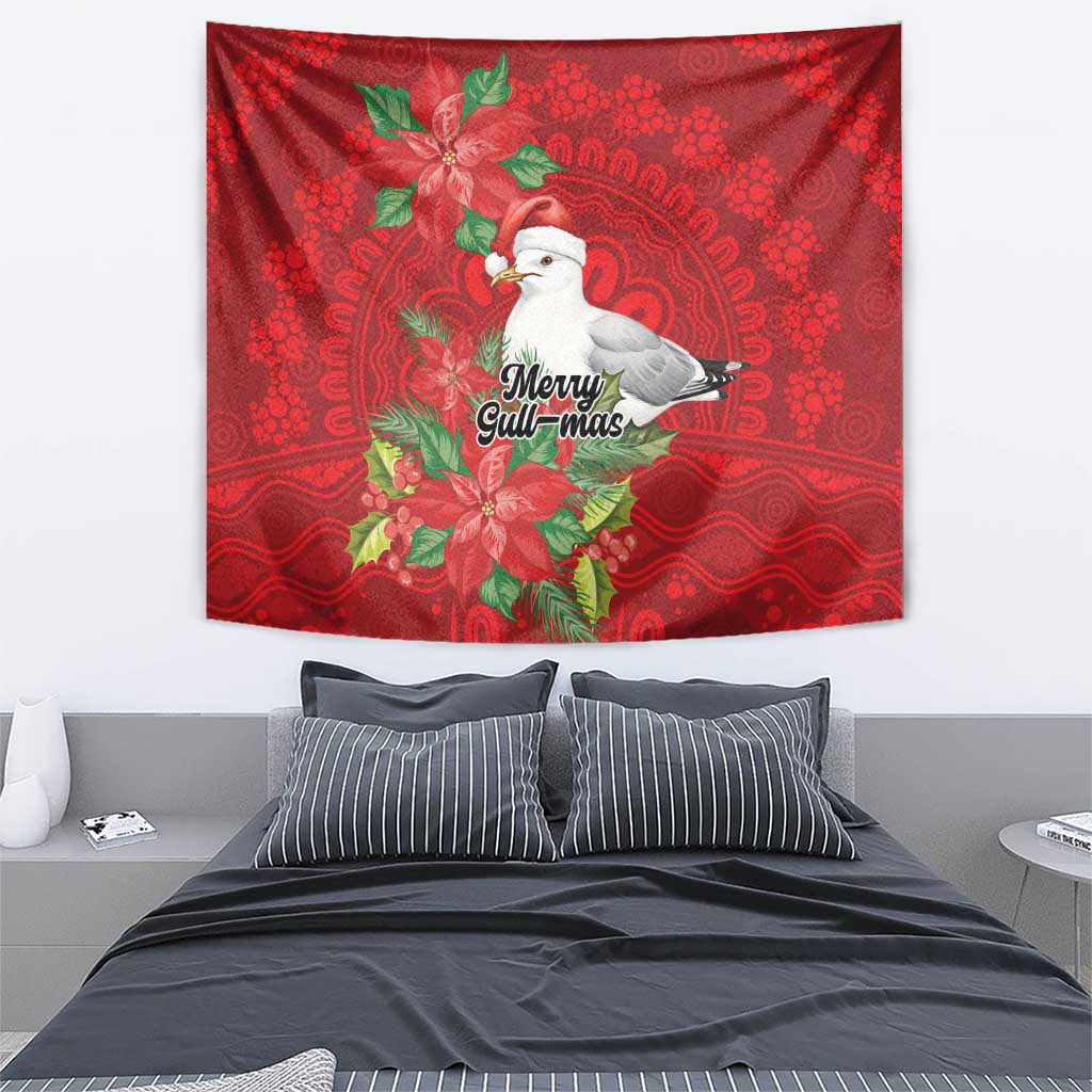 Australian Silver Gull Tapestry Aboriginal Inspired Christmas - Aussie Hoodie