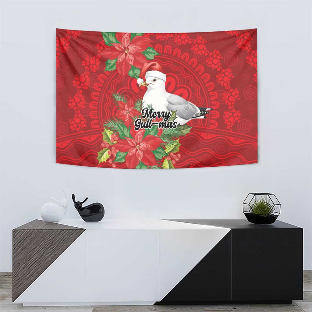 Australian Silver Gull Tapestry Aboriginal Inspired Christmas - Aussie Hoodie