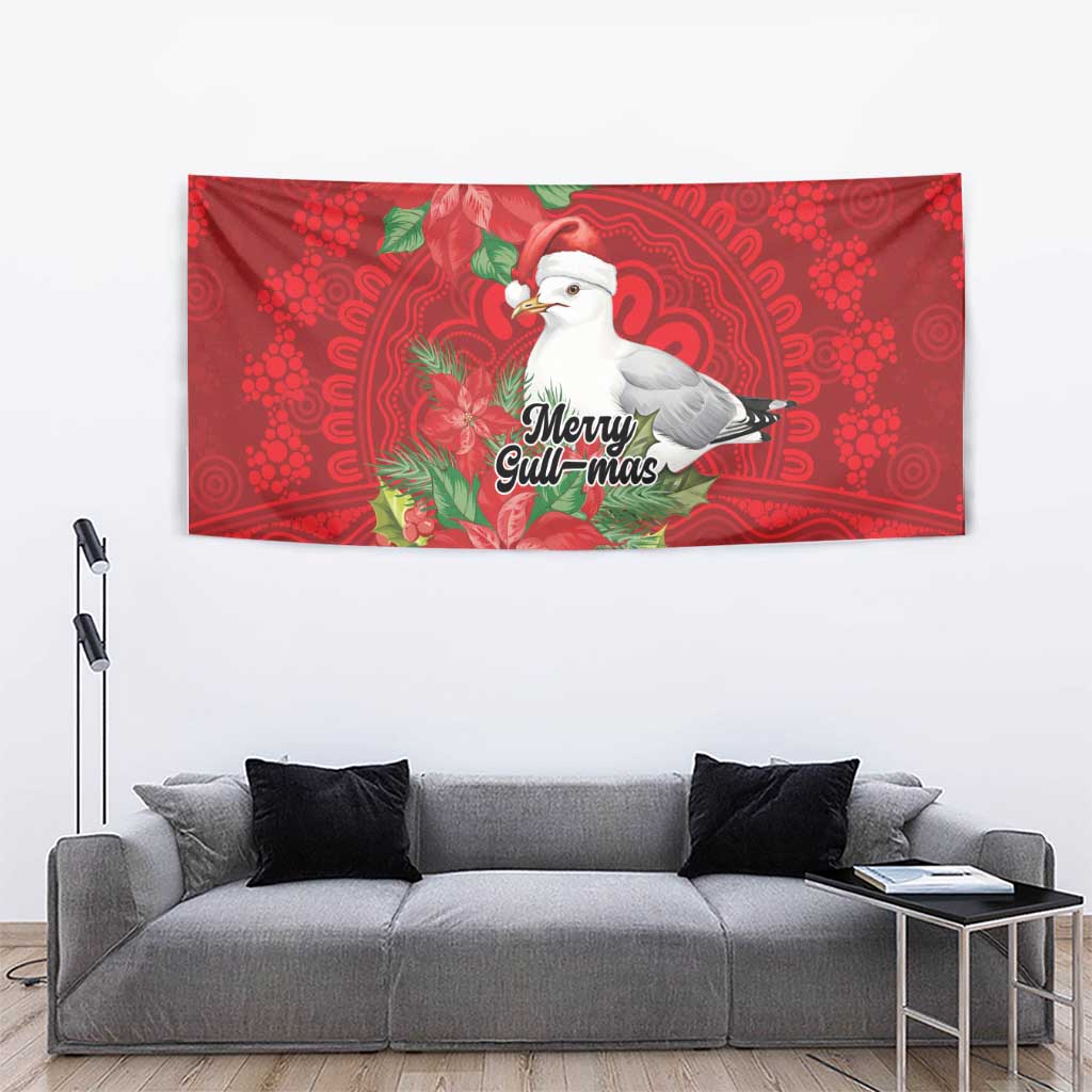 Australian Silver Gull Tapestry Aboriginal Inspired Christmas - Aussie Hoodie