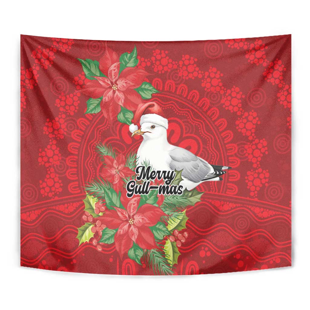 Australian Silver Gull Tapestry Aboriginal Inspired Christmas - Aussie Hoodie