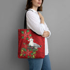 Australian Silver Gull Tote Bag Aboriginal Inspired Christmas - Aussie Hoodie