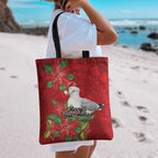 Australian Silver Gull Tote Bag Aboriginal Inspired Christmas - Aussie Hoodie