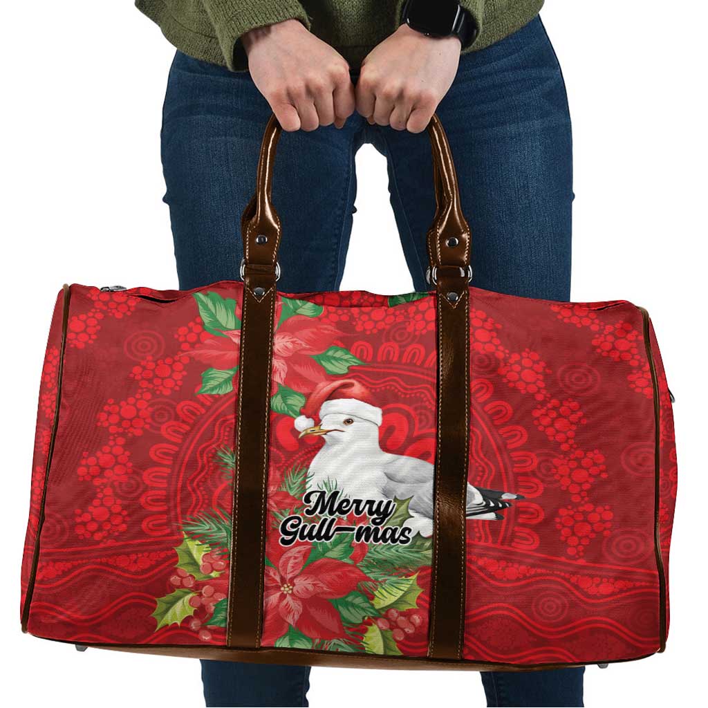 Australian Silver Gull Travel Bag Aboriginal Inspired Christmas - Aussie Hoodie