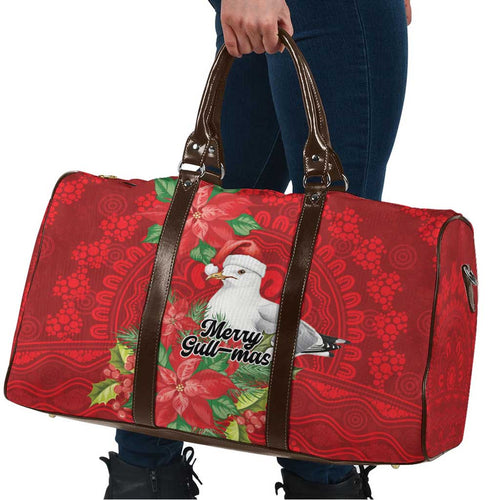 Australian Silver Gull Travel Bag Aboriginal Inspired Christmas - Aussie Hoodie