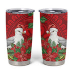Australian Silver Gull Tumbler Cup Aboriginal Inspired Christmas - Aussie Hoodie