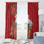 Australian Silver Gull Window Curtain Aboriginal Inspired Christmas - Aussie Hoodie