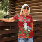 Australian Silver Gull Women Polo Shirt Aboriginal Inspired Christmas - Aussie Hoodie