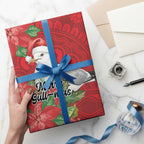 Australian Silver Gull Wrapping Paper Aboriginal Inspired Christmas - Aussie Hoodie