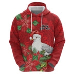 Australian Silver Gull Zip Hoodie Aboriginal Inspired Christmas - Aussie Hoodie