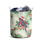 Watercolor Floral Crimson Rosella Laundry Basket It’s Aussie Christmas Time! - Aussie Hoodie