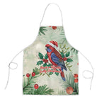Watercolor Floral Crimson Rosella Apron It’s Aussie Christmas Time! - Aussie Hoodie
