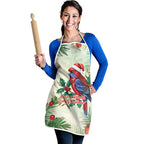 Watercolor Floral Crimson Rosella Apron It’s Aussie Christmas Time! - Aussie Hoodie
