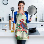 Watercolor Floral Crimson Rosella Apron It’s Aussie Christmas Time! - Aussie Hoodie