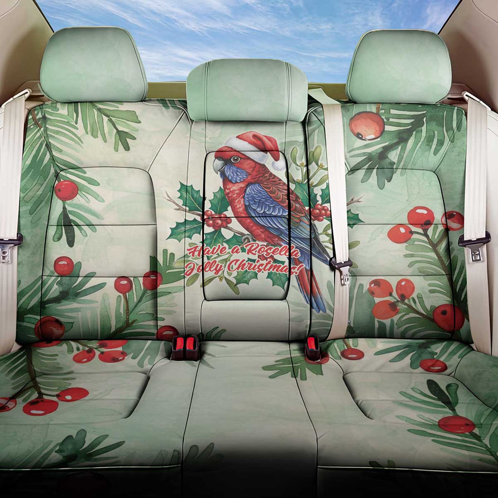 Watercolor Floral Crimson Rosella Back Car Seat Cover It’s Aussie Christmas Time! - Aussie Hoodie