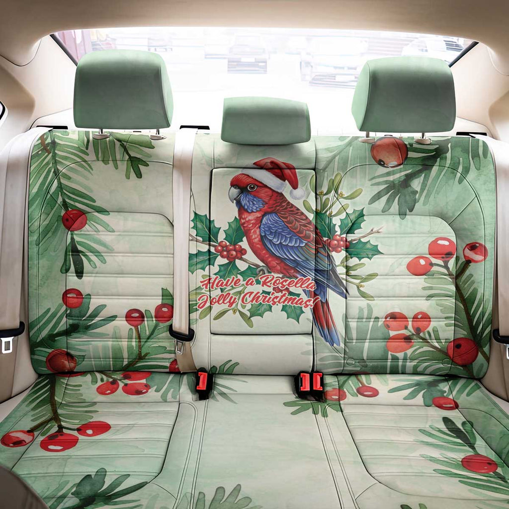 Watercolor Floral Crimson Rosella Back Car Seat Cover It’s Aussie Christmas Time! - Aussie Hoodie