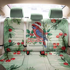 Watercolor Floral Crimson Rosella Back Car Seat Cover It’s Aussie Christmas Time! - Aussie Hoodie