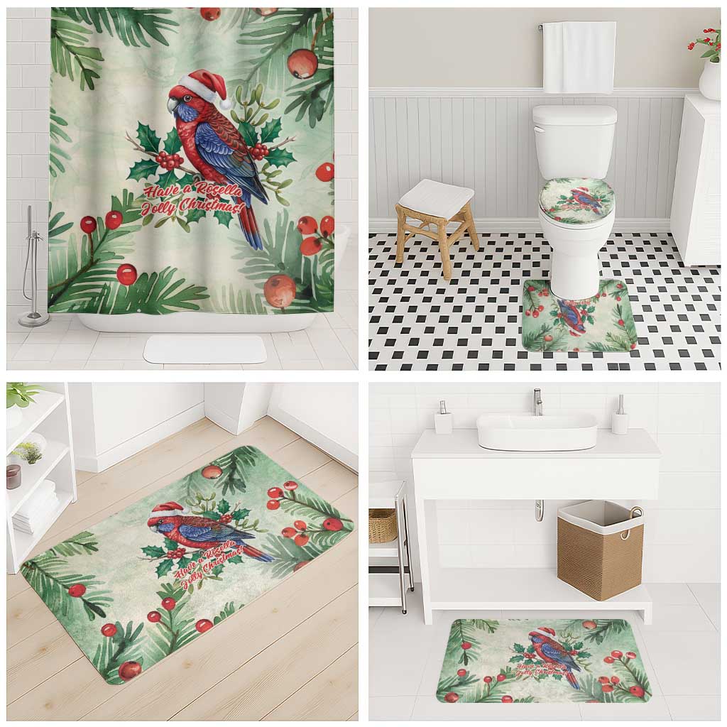 Watercolor Floral Crimson Rosella Bathroom Set It’s Aussie Christmas Time! - Aussie Hoodie