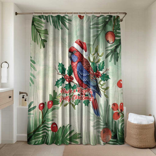 Watercolor Floral Crimson Rosella Bathroom Set It’s Aussie Christmas Time! - Aussie Hoodie