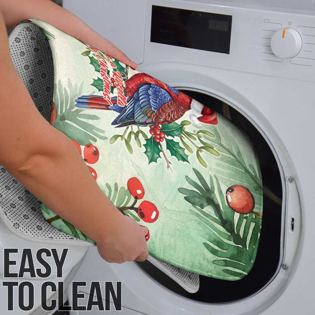 Watercolor Floral Crimson Rosella Bathroom Set It’s Aussie Christmas Time! - Aussie Hoodie