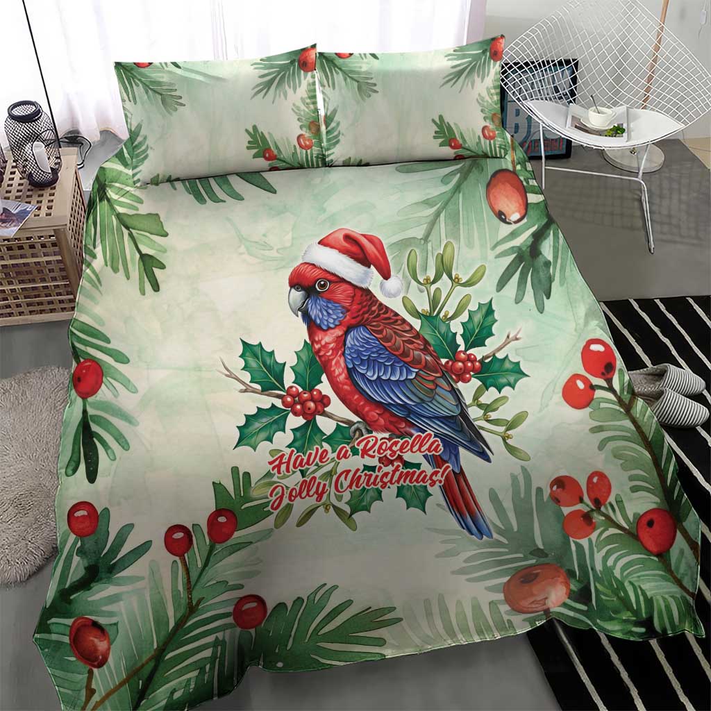 Watercolor Floral Crimson Rosella Bedding Set It’s Aussie Christmas Time! - Aussie Hoodie