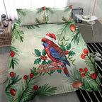 Watercolor Floral Crimson Rosella Bedding Set It’s Aussie Christmas Time! - Aussie Hoodie
