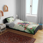 Watercolor Floral Crimson Rosella Bedding Set It’s Aussie Christmas Time! - Aussie Hoodie