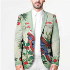 Watercolor Floral Crimson Rosella Blazer It’s Aussie Christmas Time! - Aussie Hoodie