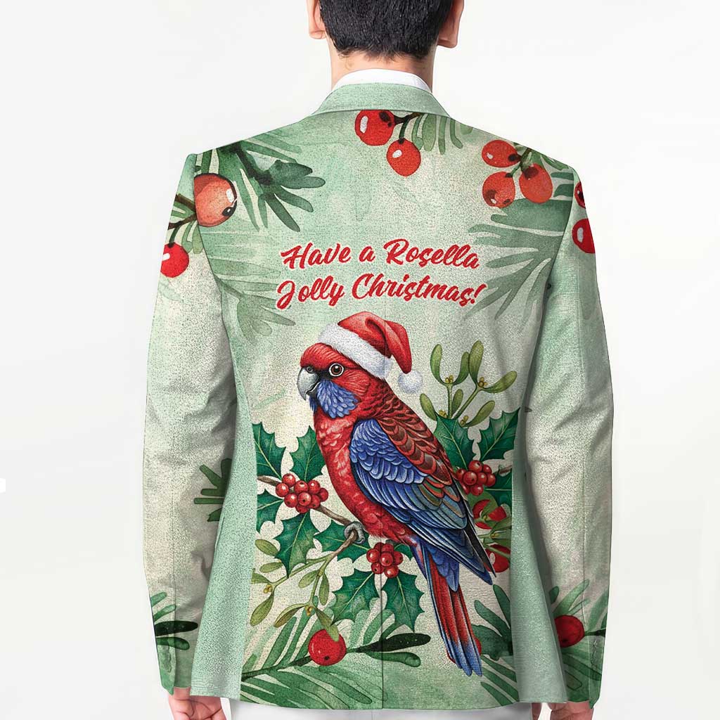 Watercolor Floral Crimson Rosella Blazer It’s Aussie Christmas Time! - Aussie Hoodie