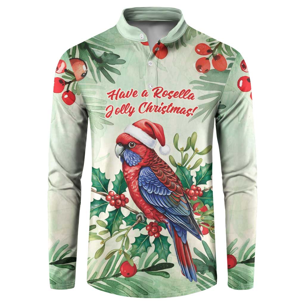 Watercolor Floral Crimson Rosella Button Sweatshirt It’s Aussie Christmas Time! - Aussie Hoodie