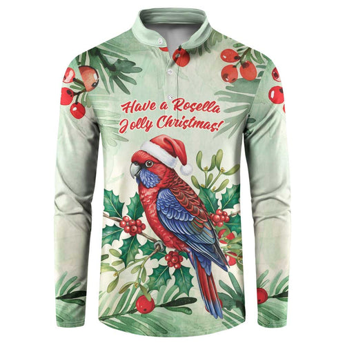 Watercolor Floral Crimson Rosella Button Sweatshirt It’s Aussie Christmas Time! - Aussie Hoodie