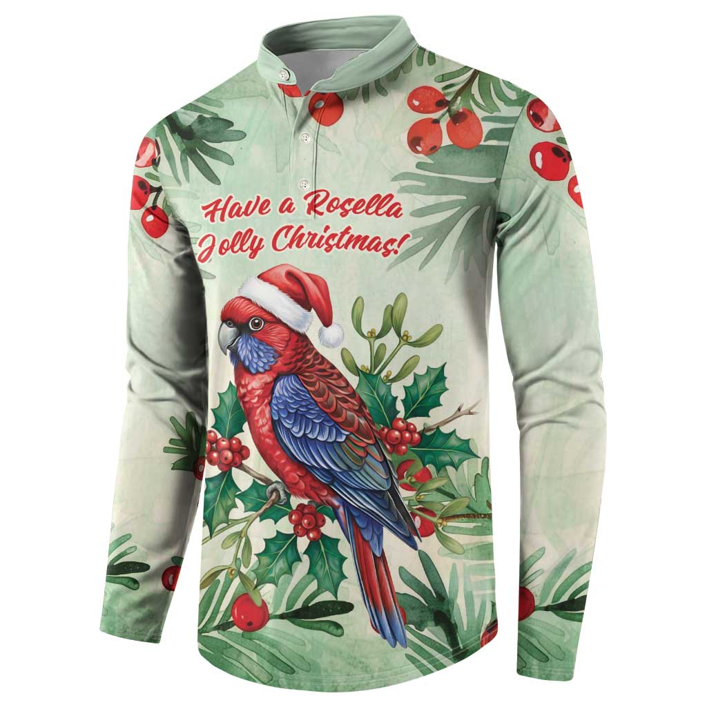 Watercolor Floral Crimson Rosella Button Sweatshirt It’s Aussie Christmas Time! - Aussie Hoodie