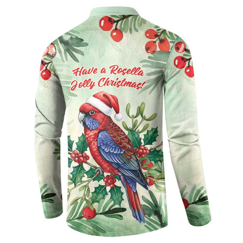 Watercolor Floral Crimson Rosella Button Sweatshirt It’s Aussie Christmas Time! - Aussie Hoodie