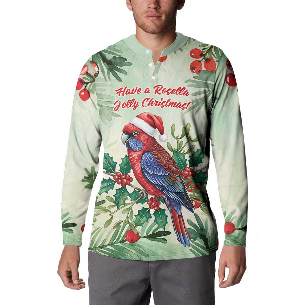 Watercolor Floral Crimson Rosella Button Sweatshirt It’s Aussie Christmas Time! - Aussie Hoodie