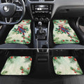 Watercolor Floral Crimson Rosella Car Mats It’s Aussie Christmas Time! - Aussie Hoodie