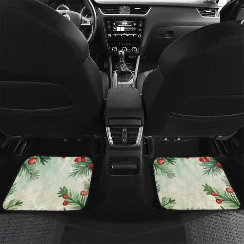 Watercolor Floral Crimson Rosella Car Mats It’s Aussie Christmas Time! - Aussie Hoodie