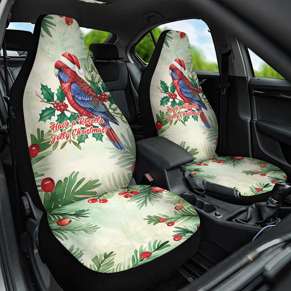 Watercolor Floral Crimson Rosella Car Seat Cover It’s Aussie Christmas Time! - Aussie Hoodie