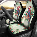 Watercolor Floral Crimson Rosella Car Seat Cover It’s Aussie Christmas Time! - Aussie Hoodie
