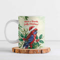 Watercolor Floral Crimson Rosella Ceramic Mug It’s Aussie Christmas Time! - Aussie Hoodie