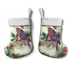 Watercolor Floral Crimson Rosella Christmas Stocking It’s Aussie Christmas Time! - Aussie Hoodie