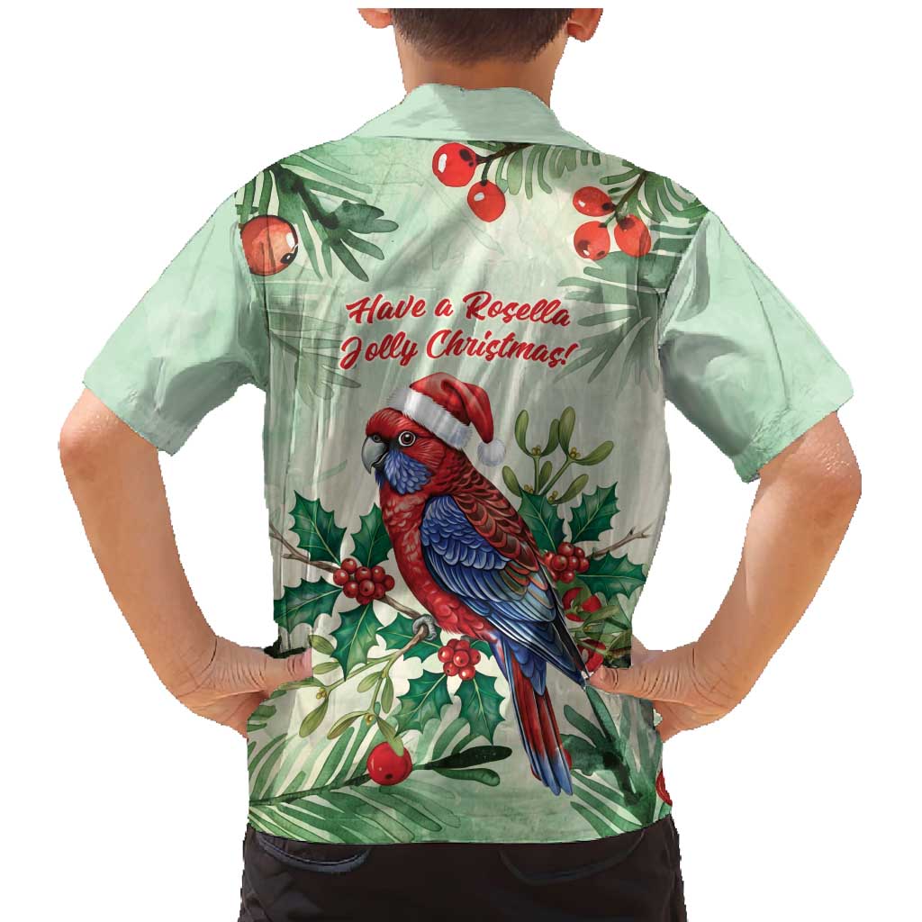 Watercolor Floral Crimson Rosella Family Matching Mermaid Dress and Hawaiian Shirt It’s Aussie Christmas Time! - Aussie Hoodie