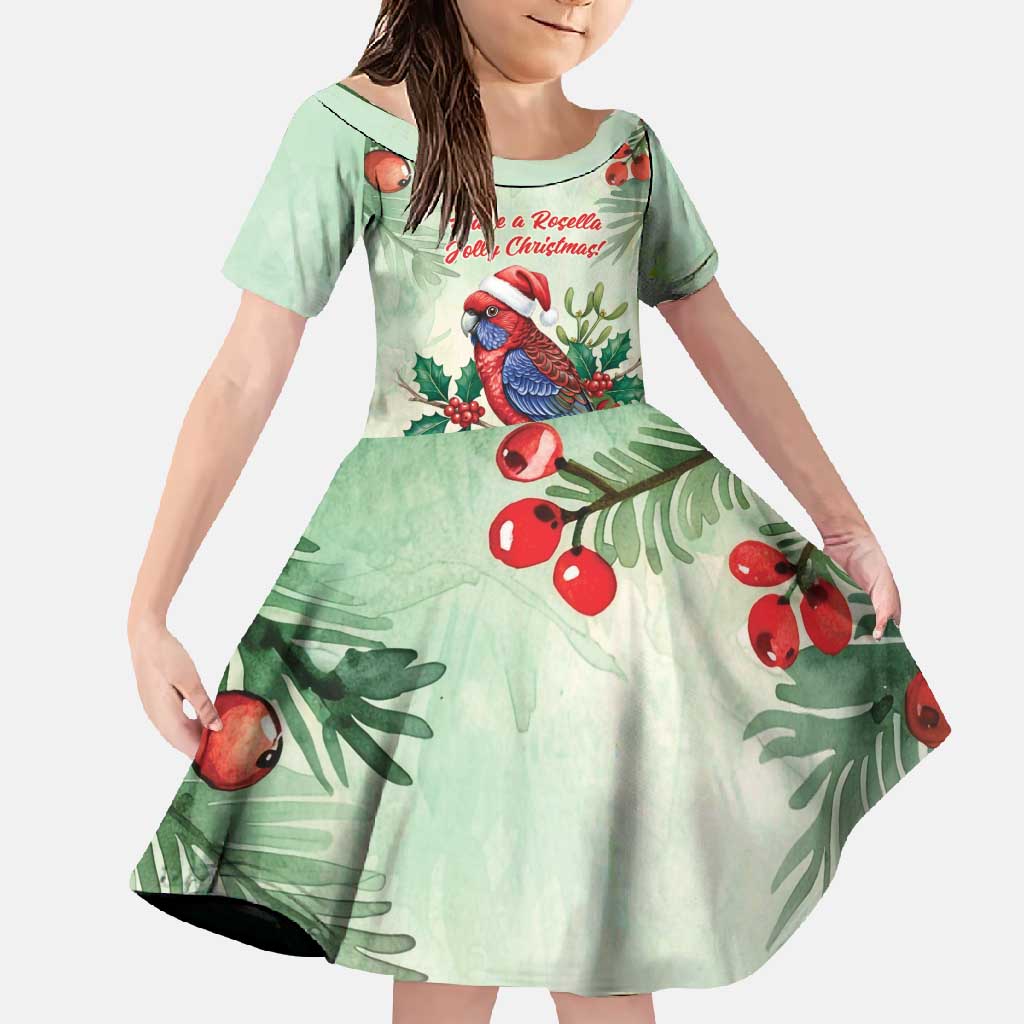 Watercolor Floral Crimson Rosella Family Matching Mermaid Dress and Hawaiian Shirt It’s Aussie Christmas Time! - Aussie Hoodie