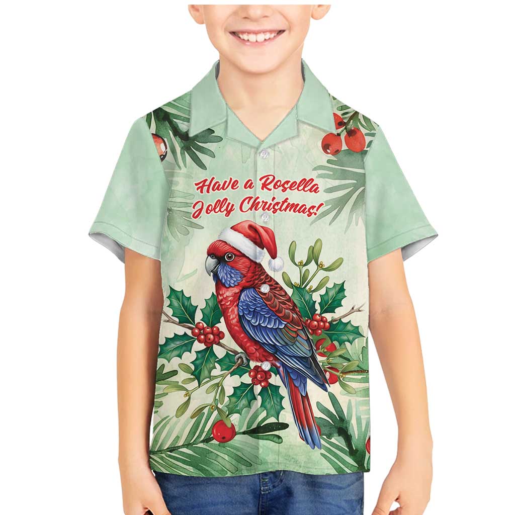 Watercolor Floral Crimson Rosella Family Matching Mermaid Dress and Hawaiian Shirt It’s Aussie Christmas Time! - Aussie Hoodie